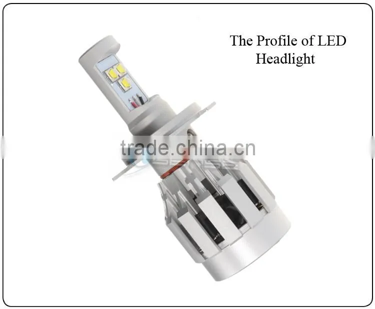 50w CREES LED Car/ Truck Motorcycle HB3 3200lm Headlights with yellow cover