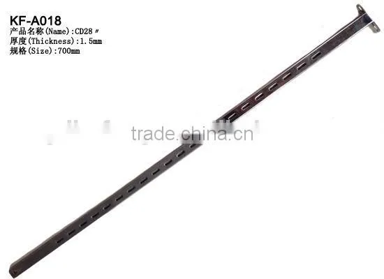 Metal slotted strut upright,slatwall display accessories/AA column