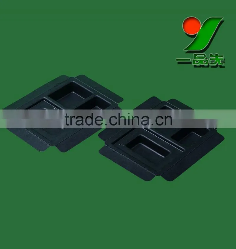 Customized 100% Eco-Friendly Biodegradable Sugarcane Bagasse Industrial Molded Paper Pulp Tray Slide Blister Packaging