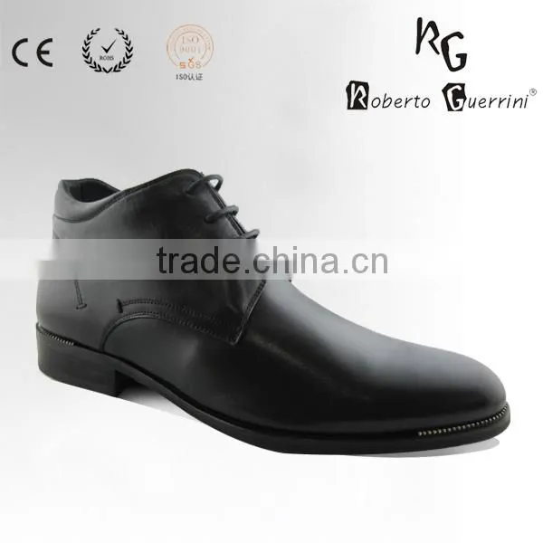 Genuine Leather Lace-up Man Shoes Upper