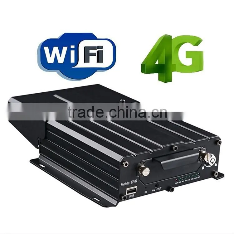 Economic 4ch AHD 720P Free CMS Software WIFI Hotspot Mobile DVR