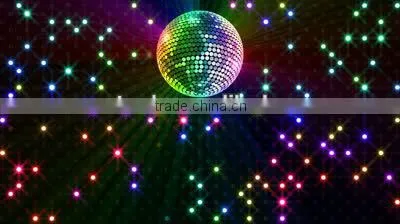 reflect light rotating disco ball 30" 75cm hanging disco mirror ball