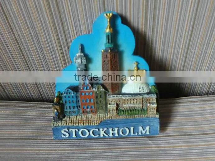 OEM ODM polyresin souvenir fridge magnets