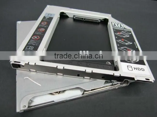 notebook 9.5mm SATA to SATA HDD caddy for mac with Cooling hole