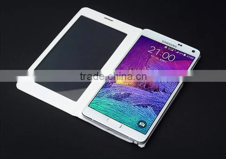 Hot Selling Full HD Smart Open Front Window View Case For Samsung