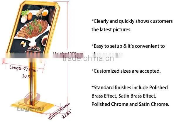 Unique design hotel sign board with high quality from China
