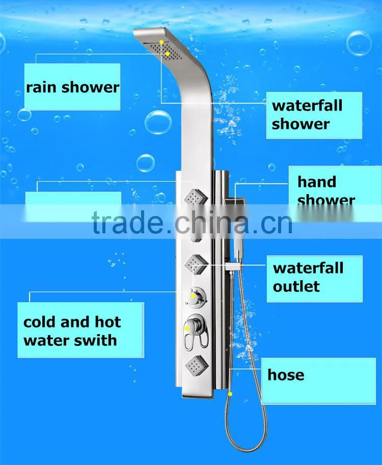 304 Stainless Steel Shower Wall Panel Y-011