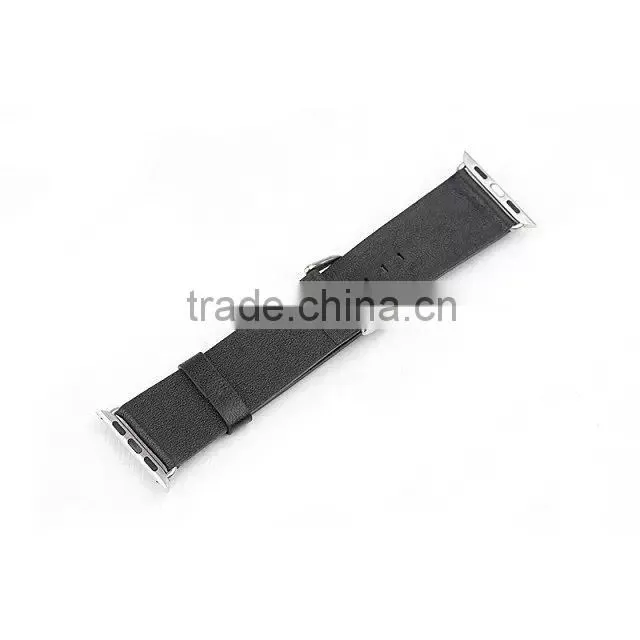 Real leather watch band for iphone watch
