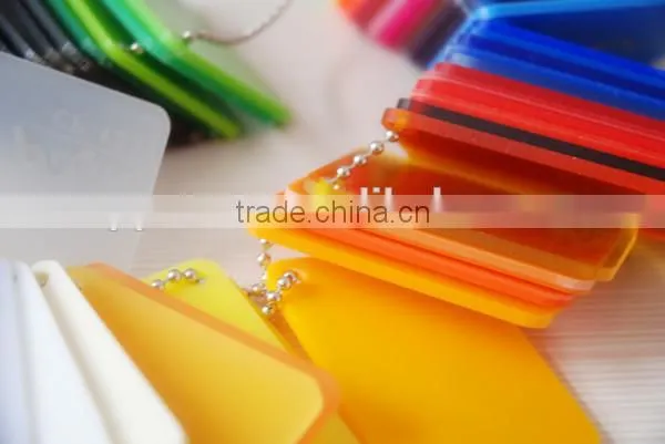 color high gloss 10mm perspex uv red