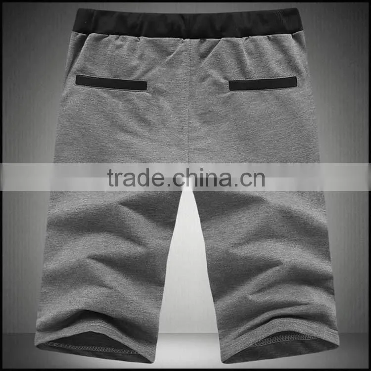 Top sale stylish designer short half cotton mens sweatpants pants with pocket