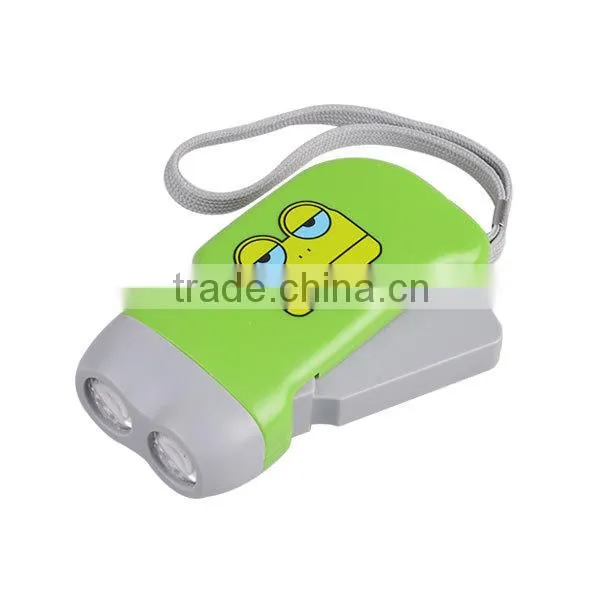 Cheap Hand Rechargeable 2 LED OEM Flashlight