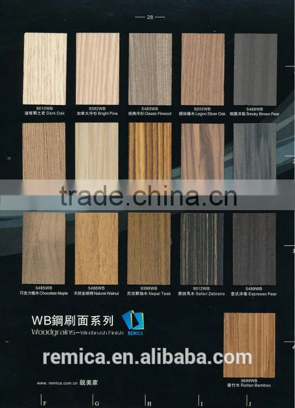 Woodgrains hpl High-Pressure Laminate sheets(wirebrush)