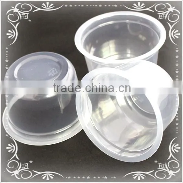 hard mini novelty plastic jelly cup