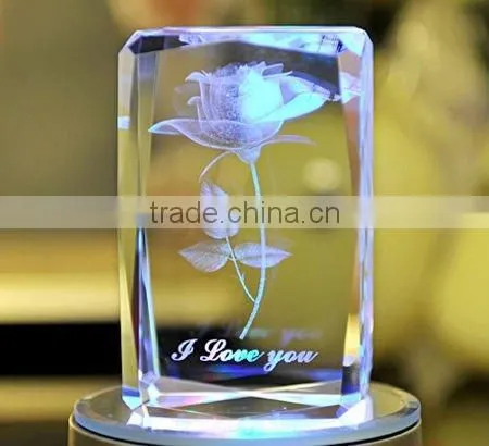 Optative Technical upgraded portable 3D inisde crystal laser photo engraver