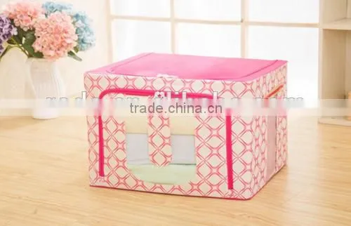Good quality flexible space saving household foldable oxford cloth storage box
