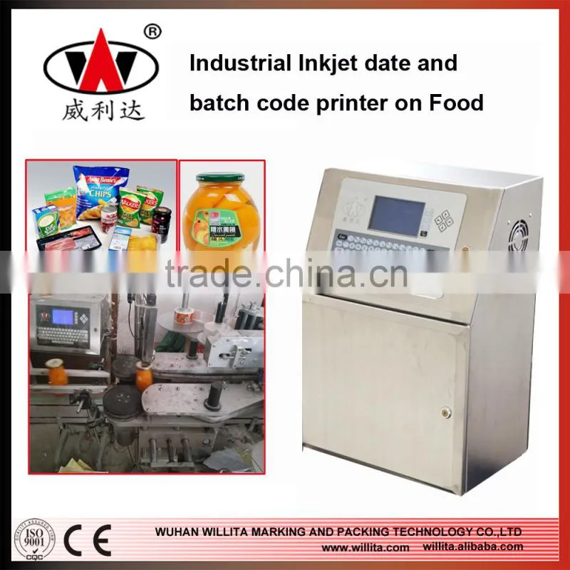 Economical type date lot number batch code carton box inkjet coding printer