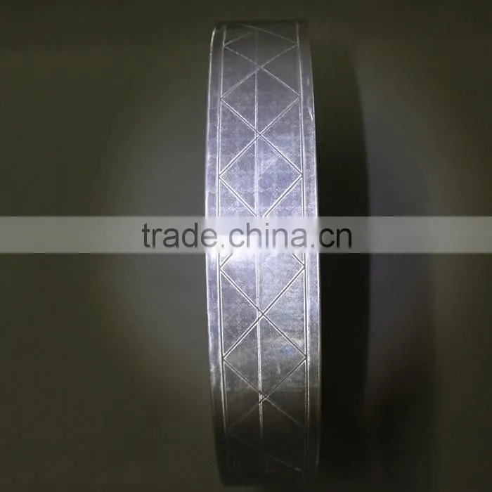 6CM tape micro prismatic reflective PVC "W" pattern reflective strap