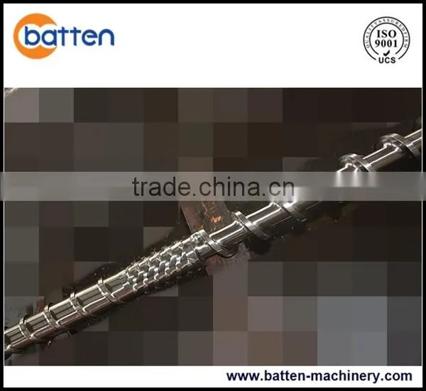PP/PE flankes granulate single plastic extruder screw barrel