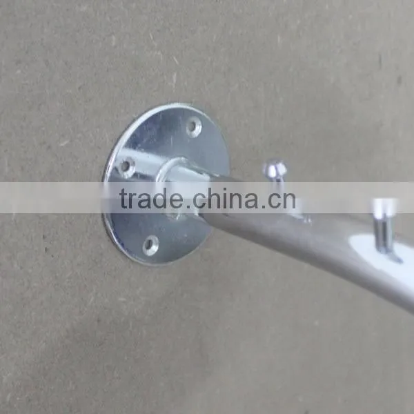 Fashion Style Chrome Finish Wall Mounted Single Hook Bathroom Decorated Clothing Hook