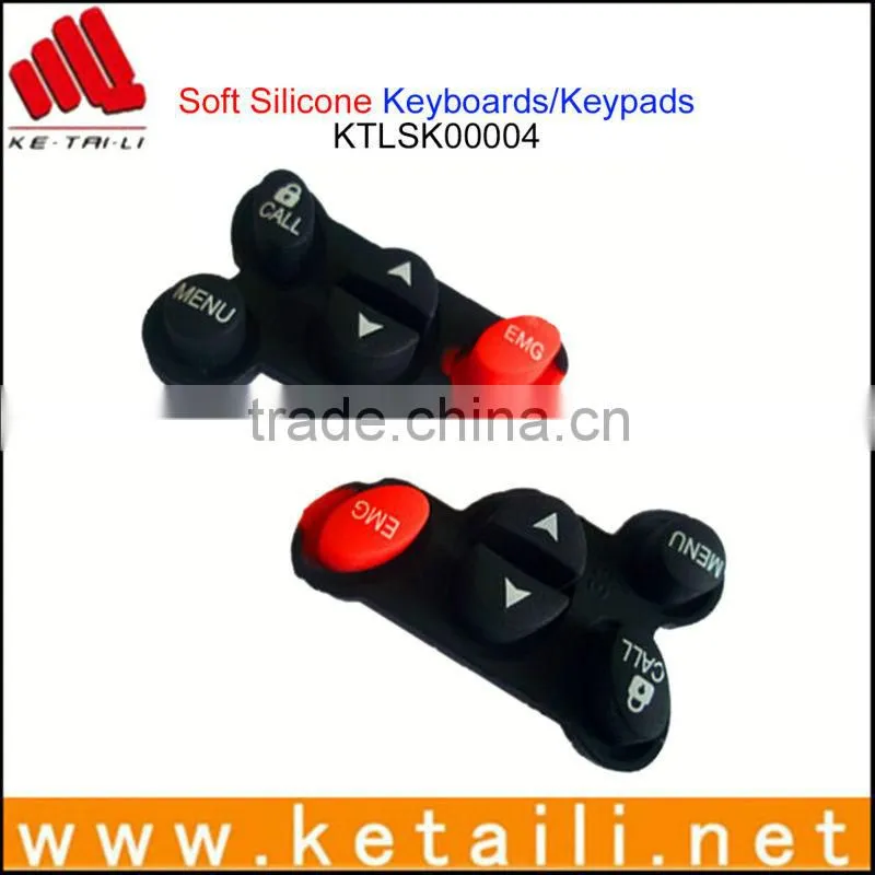Silicone keypad for computer notebook china manufacturer