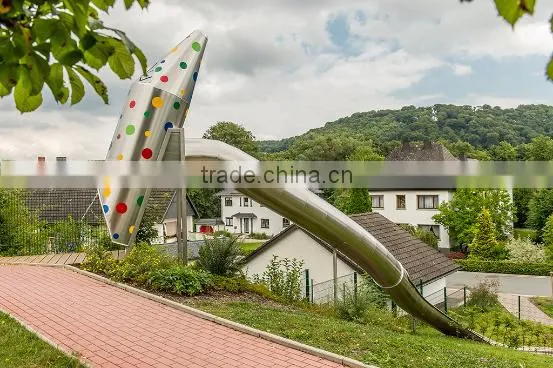 Coutry House Playground Stainless Steel Slides/playground slide