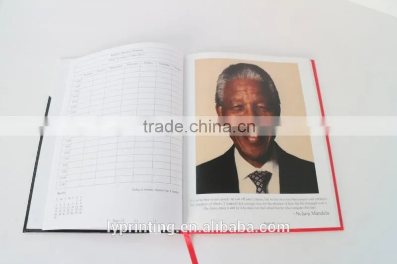 High quality hardcover notebook, diary book printing