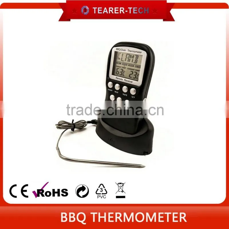 Wireless Remote BBQ/ rice/ food/ Meat Thermometer for temperature measuring TL-62 with lowest price
