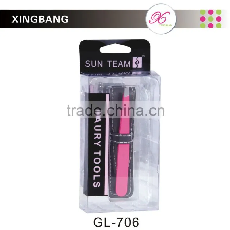 wholesale cosmetic stainless steel eyebrow tweezer for personal care
