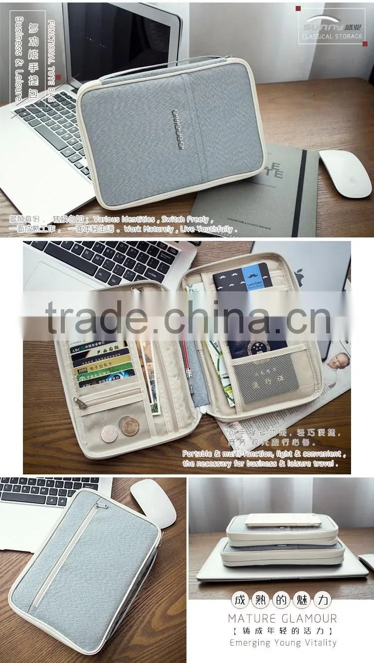 Zipper Closure Tote Tripping Wallet