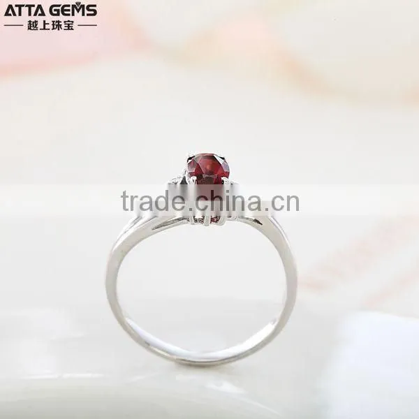 Narutal gemstones ring silver 925 ring fashion designs