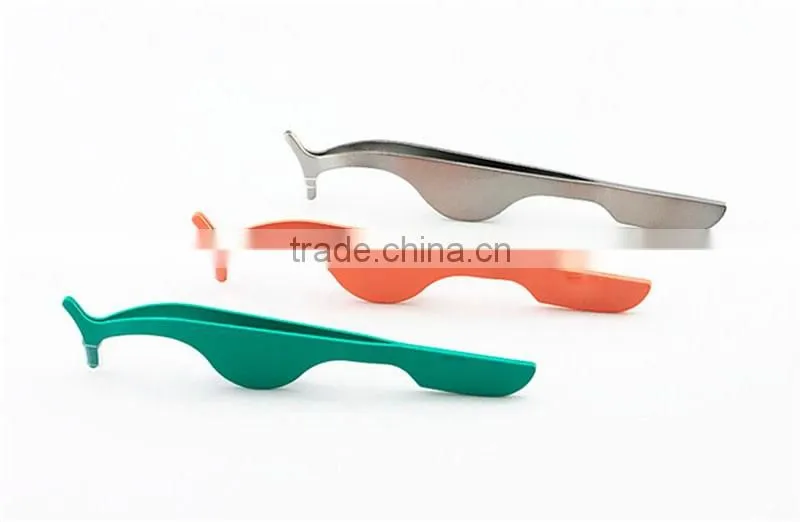 Fashionable Stainless Steel False Eyelash Applicator Extension Tweezer eyelash extension kits