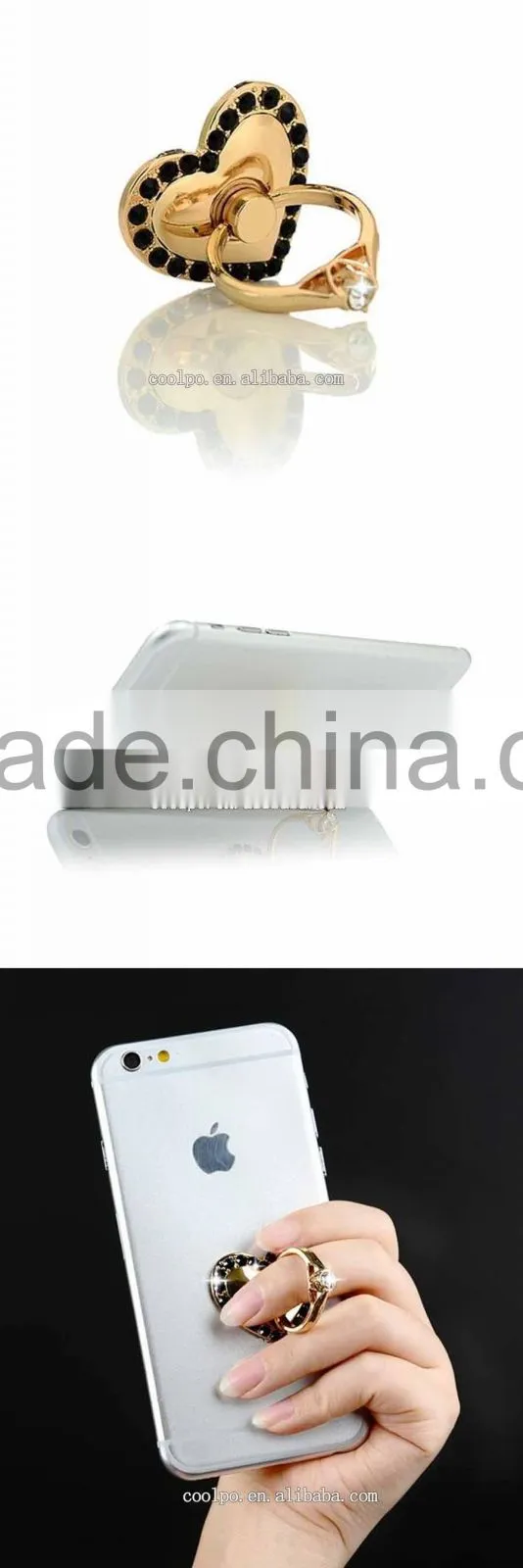 Ring Phone Holder 360, Ring Holder for Mobile Phone with Hook