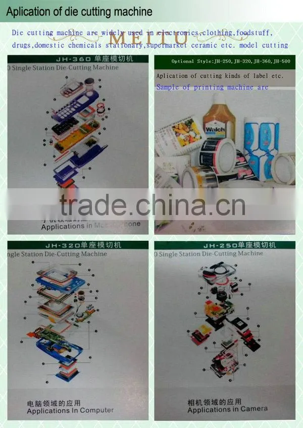 new product full automatic high quality label die cutting machine die board laser cutting machine