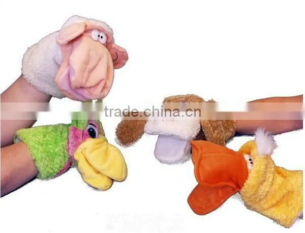 Funny animals plush hand puppet