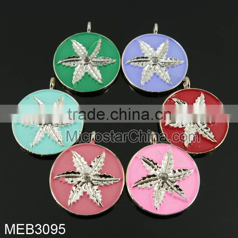 Wholesale fashion colorful handmade stainless steel cross pendant