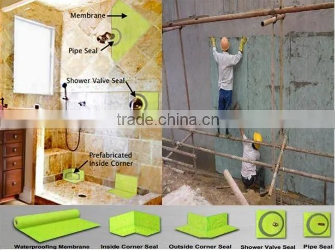 ASTM standard PP PE waterproof materials liner for wash room
