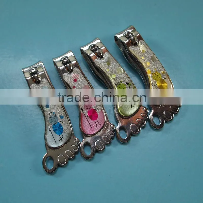 ZJQ-066 Mini carbon steel fashional pattern nail clipper kit