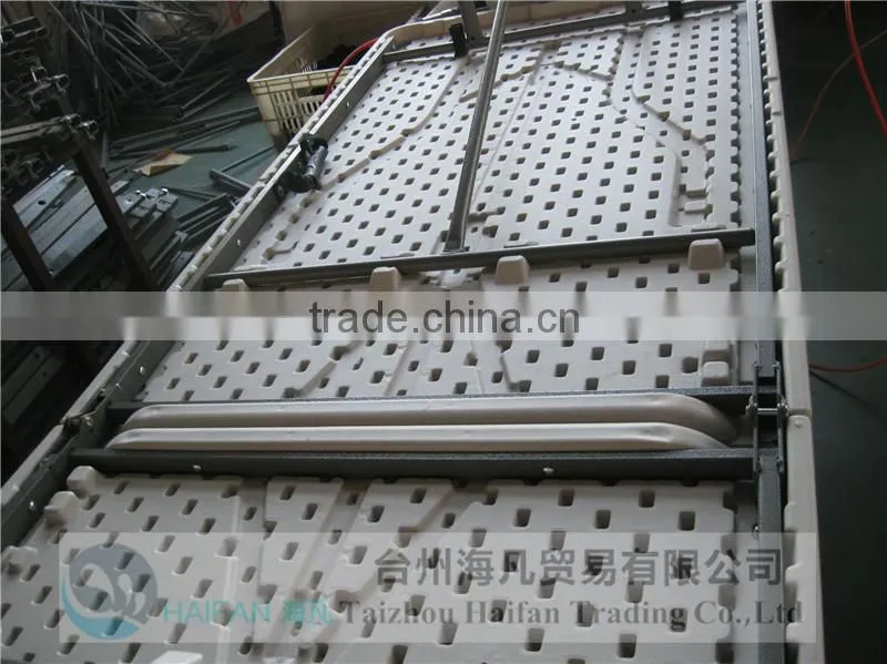 240cm plastic folding in half table for restaurant and hotel/office table for meeting or study