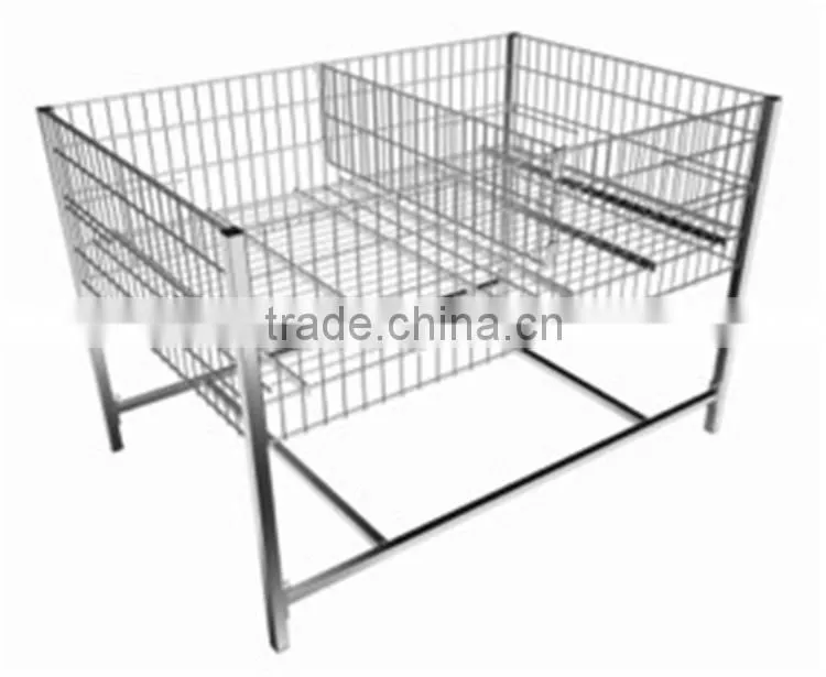Fashionable and Hot Sale Metal Storage Basket Rack