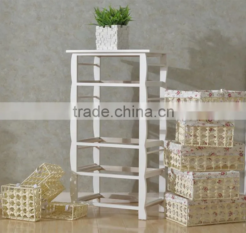 Wooden Bedside Table Nightstands With Rattan/wicker 3 Drawers