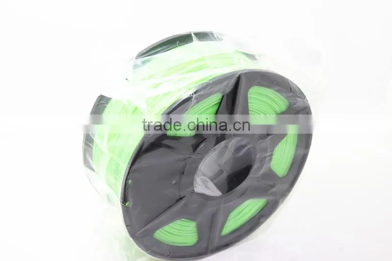 3d printing supplies GREEN color 1.75mm 3mm consumables PLA