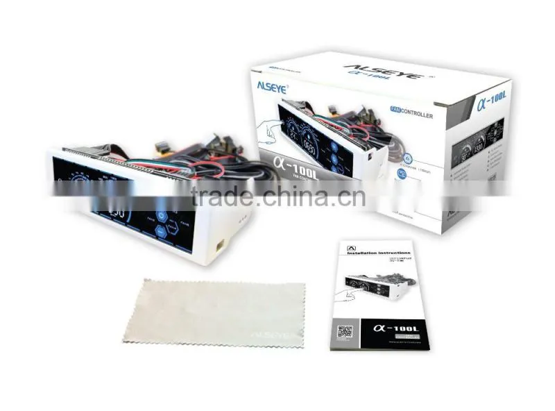 computer fan con-100L 6 Chatroller fan speed controller gaming fan 5.25 touch LCD display Liquid Cooler pump Control
