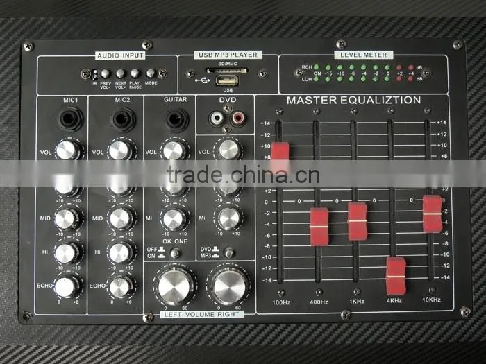 willico Powered PA Speaker System, Flashing DJ Lights wws-79