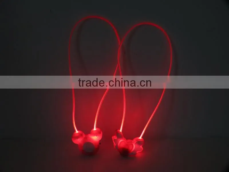 Promotional plstic hair clip flashing led light