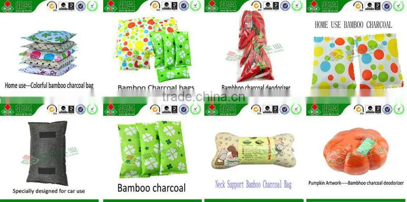 Natural Bamboo Charcoal Air Purifying Bag for Drawer