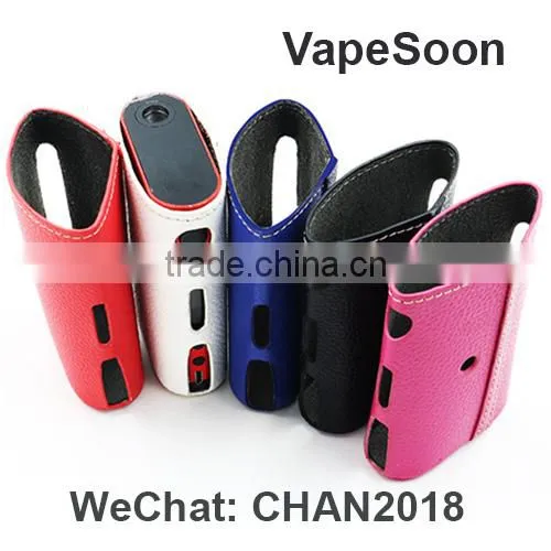 Customized leather skin for Nebox Mod leather skin with bottom ventilation hole
