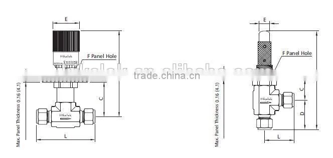 Air Metering Valve Mini Instrument Metering Valve