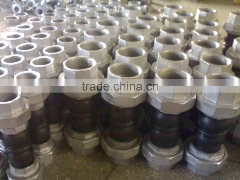double sphere expansion flexible rubber joint flange type