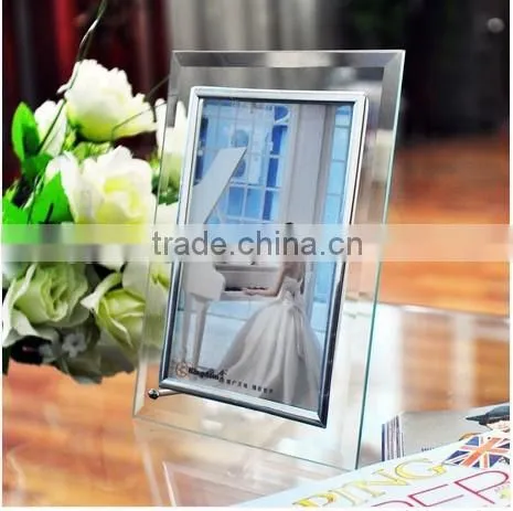 Heart Shape Crystal Photo Frame For Wedding Favors