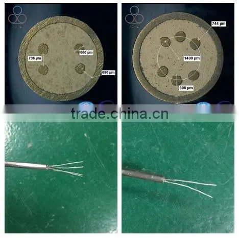 Auqi High Density Armoured Magnesium Oxide Minerally Insulated Thermocouple Cable Diameter 5mm